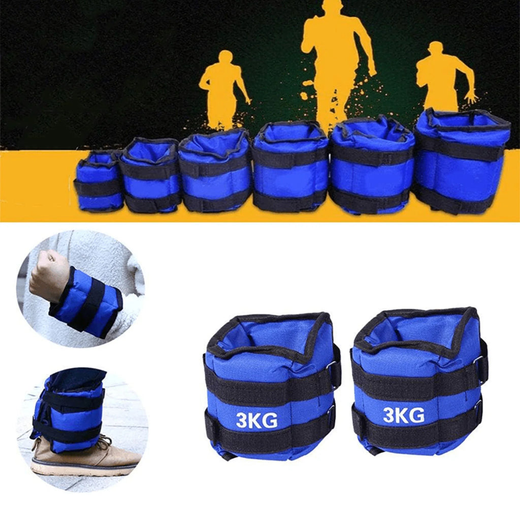 Pesos ajustables para tobillos y muñecas